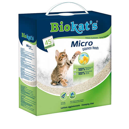 Biokats Kedi Kumu Micro Bianco Fresh 7 Kg