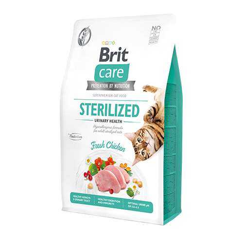 Brit Care Hipoalerjenik Sterilized Urinary Tahılsız Tavuklu Kısırlaştırılmış Kedi Maması 2 Kg