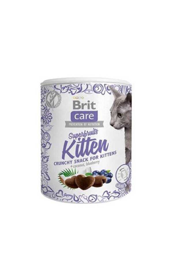 Brit Care Süper Fruits Hindistan Cevizli ve YabanMersinli Yavru Kedi Ödülü 100 Gr - Thumbnail