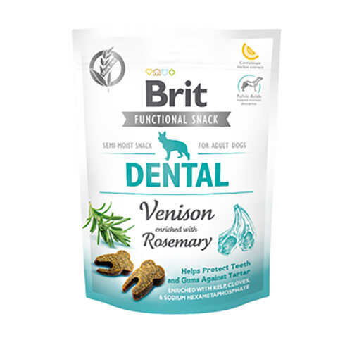 Brit Dental Biberiye Geyik Etli Köpek Diş Sağlığı Ödül 150 Gr - Thumbnail