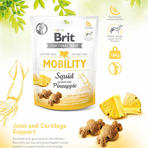 Brit Mobility Ananas ve Kalamarlı Köpek Ödül Maması 150 Gr - Thumbnail