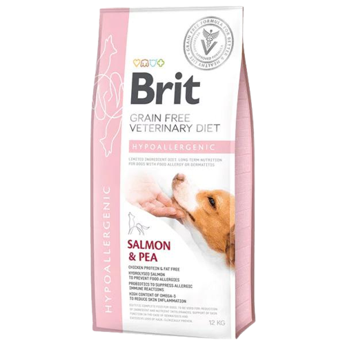 Brit Veterinary Diet Hypo-Allergenic Cilt Sağlığı Destekleyici Tahılsız Köpek Maması 12 Kg