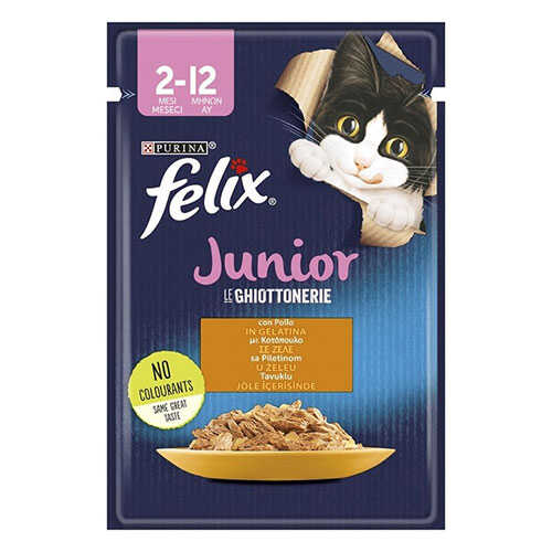 Felix Junior Tavuklu Yavru Kedi Pouch 26x85 Gr