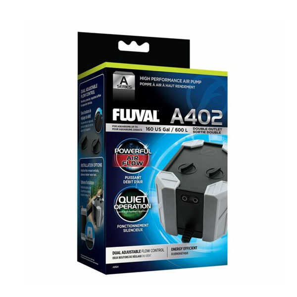 Fluval Air 402 Hava Motoru Çift Çıkışlı