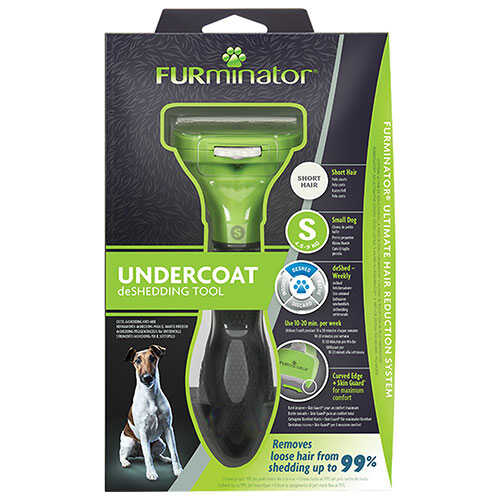 Furminator Short Hair Kısa Tüylü Köpekler İçin Temizlenebilir Tarak Small