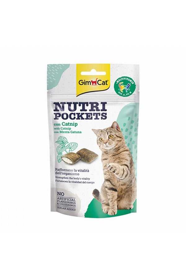 Gim Cat Kedi Ödül Tableti Nutri Pockets Kedi Otu Multivitamin 60 gr - Thumbnail