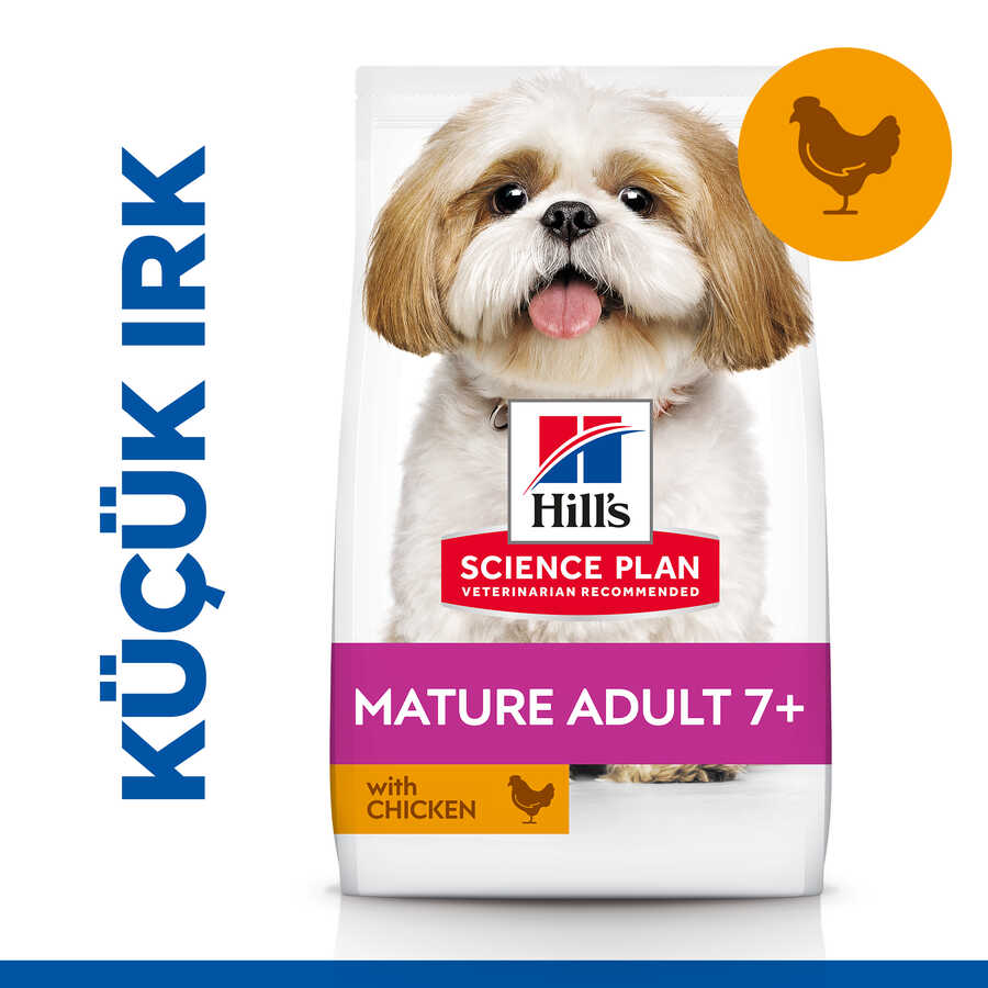 Hills Mature 7+ Tavuklu Mini Irk Yaşlı Köpek Maması 1.5 Kg - Thumbnail