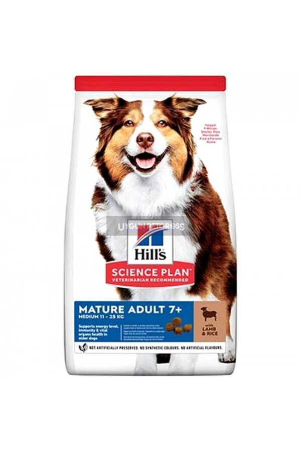 Hills Mature Senior +7 Medium Orta Irk Kuzu Etli Yaşlı Köpek Maması 2,5 Kg - Thumbnail