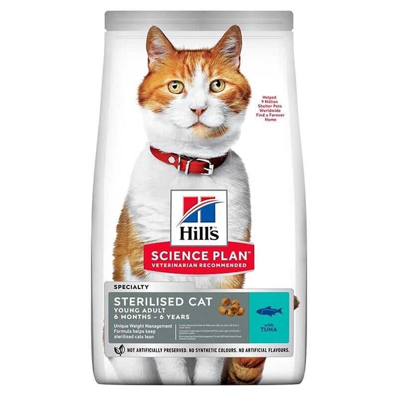 Hills Young Sterilised Ton Balıklı Kısırlaştırılmış Kedi Maması 10 Kg - Thumbnail