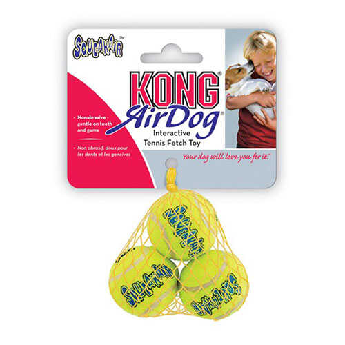 Kong Köpek Air Sq Sesli Tenis Topu XS 3 Adet 4 Cm - Thumbnail