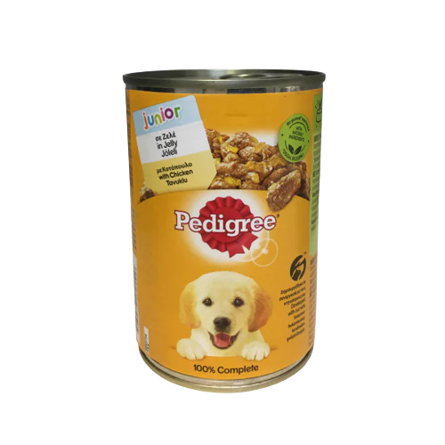 Pedigree Junior Tavuklu Yavru Konserve Köpek Mamasi 400 Gr - Thumbnail