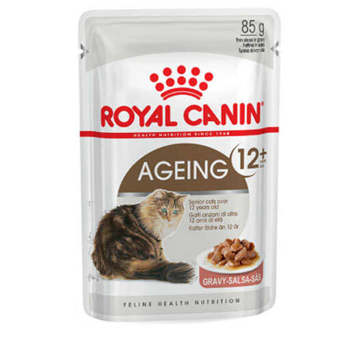 Royal Canin Ageing +12 Yaşlı Gravy Kedi Konservesi 6x85 Gr - Thumbnail