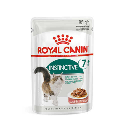 Royal Canin İnstinctive +7 Yaşlı Gravy Kedi Konseresi 12x85 Gr - Thumbnail