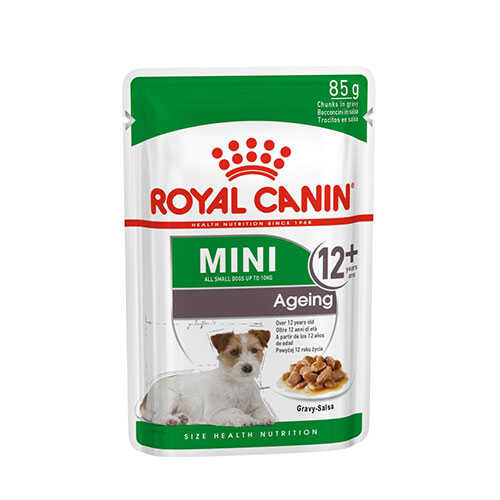 Royal Canin Mini +12 Ageing Pouch Yaşlı Köpek Konservesi 6x85 Gr - Thumbnail