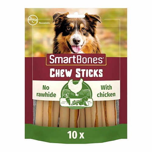 Smartbones Smartstick Tavuk Köpek Ödül 10'lu Paket - Thumbnail