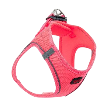 TailPetz Air Mesh Köpek Göğüs Tasması Neon Pembe XL