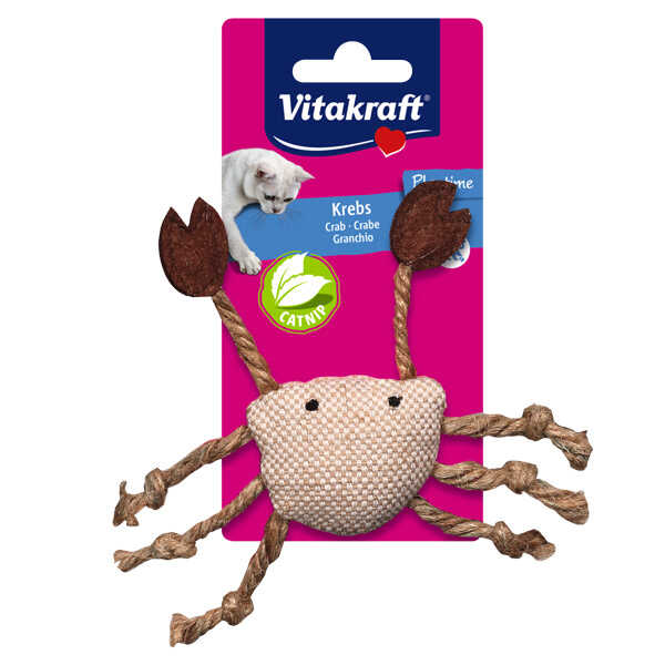 Vitakraft Catnip Kokulu Yengeç Peluş Kedi Oyuncak